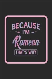 Because I'm Ramona That's Why