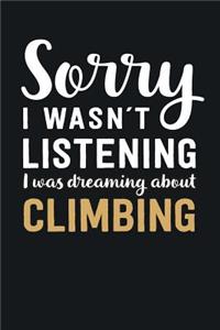 I was Dreaming about Climbing