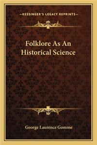 Folklore As An Historical Science