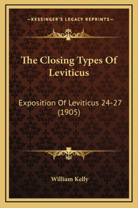 The Closing Types Of Leviticus