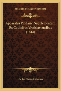 Apparatus Pindarici Supplementum Ex Codicibus Vratislaviensibus (1844)