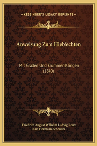 Anweisung Zum Hiebfechten