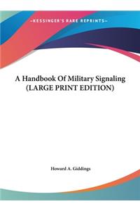 A Handbook of Military Signaling