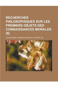 Recherches Philosophiques Sur Les Premiers Objets Des Connaissances Morales (9)