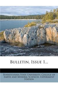 Bulletin, Issue 1...