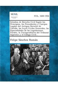 Estudios de Derecho Civil Segun Los Principios, Los Precedentes y Cuerpos Legales del Antiguo Derecho de Castilla, Las Leyes Civiles Generales, Las Es