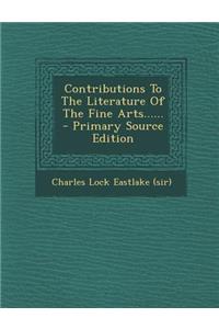 Contributions to the Literature of the Fine Arts......
