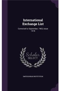 International Exchange List