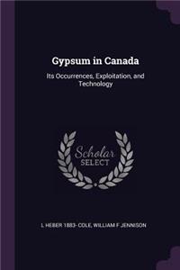 Gypsum in Canada