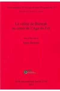 La vallée de Bithnah au cours de l'Age du Fer