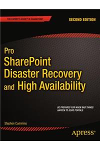 Pro SharePoint Disaster Recovery and High Availability