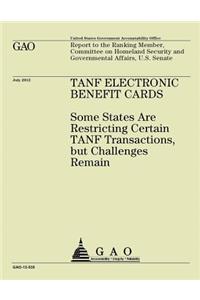 Tanf Electronic Benefit Cards