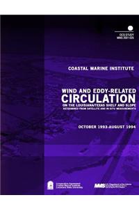 Wind and Eddy-Related Circulation on the Louisiana/Texas Shelf and Slope Determined from Satellite and In-Situ Meassurements