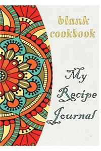 Blank cookbook