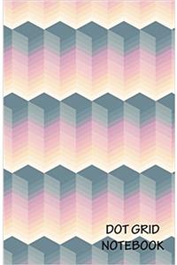 Dot Grid Notebook- Art Pattern Design: 120 Dot Grid Pages, 5.5 X 8.5 Inches