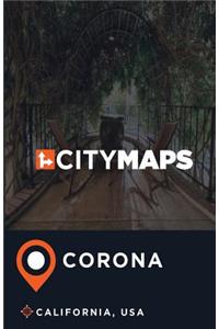 City Maps Corona California, USA