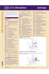 CPT 2013 Express Reference Coding Card Gynecology