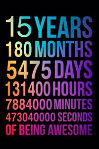 15 Years of Being Awesome