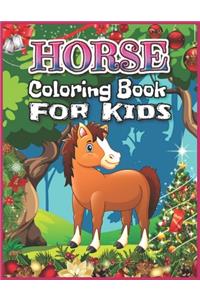Horse Coloring Book for Kids