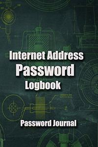 Personal Internet Address & Password Logbook