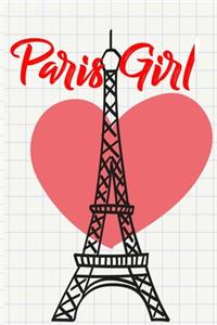 Paris Girl Travel Notebook Journal