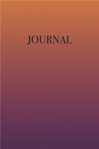 Cool Orange Journal for Minimalists
