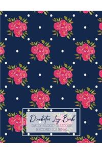 Diabetes Log Book Daily Blood Glucose Record Journal