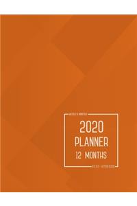 Planner 2020 12 Months