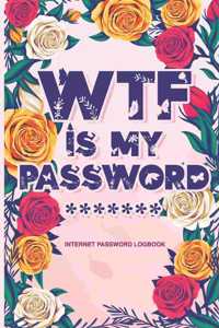 Internet Password Logbook - WTF Is My Password