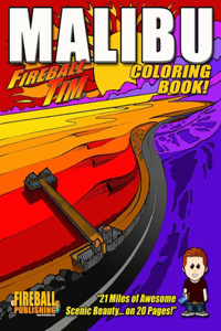 Fireball Tim's MALIBU Coloring Book