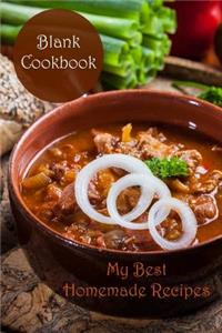 Blank Cookbook