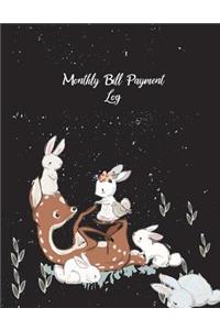 Monthly Bill Payment Log