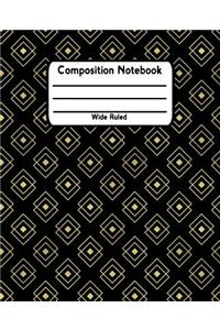 Composition Notebook Wide Ruled