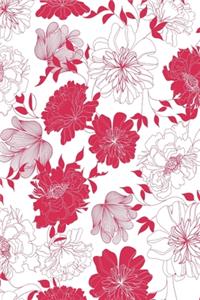 Retro Keyline Floral Journal