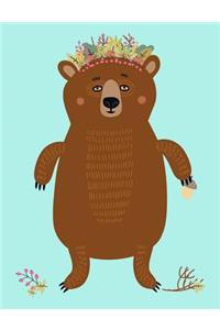 Nature Crown Bear Compostion Notebook
