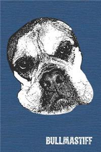 Bullmastiff Lined Notebook