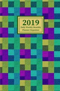 2019 Daily Weekly Monthly Planner Organizer