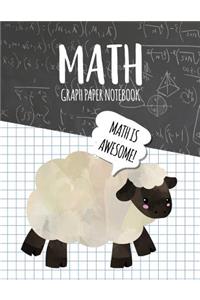 Math Graph Paper Notebook