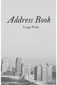 Address Book Large Print