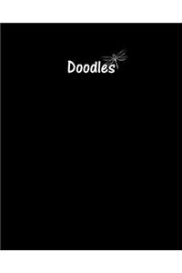 Doodles Journal - Great for Sketching, Doodling or Planning with Black Cover