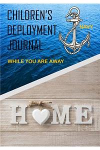 Childrens' Deployment Journal Navy