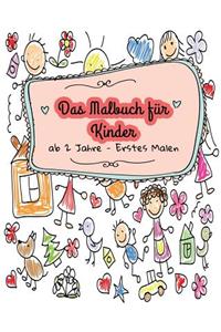 Malbuch für Kinder (Malbuch ab 2 Jahre) - Erstes Malen