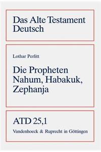 Die Propheten Nahum, Habakuk, Zephanja