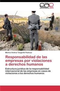 Responsabilidad de las empresas por violaciones a derechos humanos
