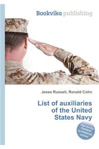 List of Auxiliaries of the United States Navy