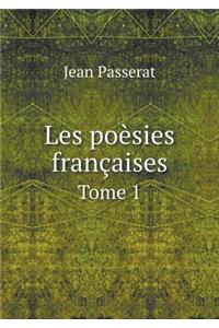 Les poèsies françaises Tome 1
