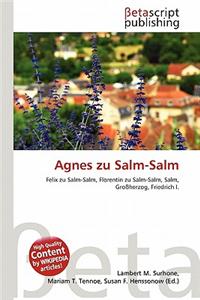 Agnes Zu Salm-Salm