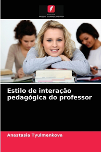 Estilo de interação pedagógica do professor