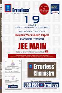UBD1960 Errorless Chapterwise-Topicwise 19 Years Solved Papers JEE MAIN CHEMISTRY as per NTA Paperback+Digital
