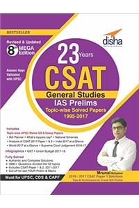 23 Years CSAT General Studies IAS Prelims Topic-wise Solved Papers (1995-2017)